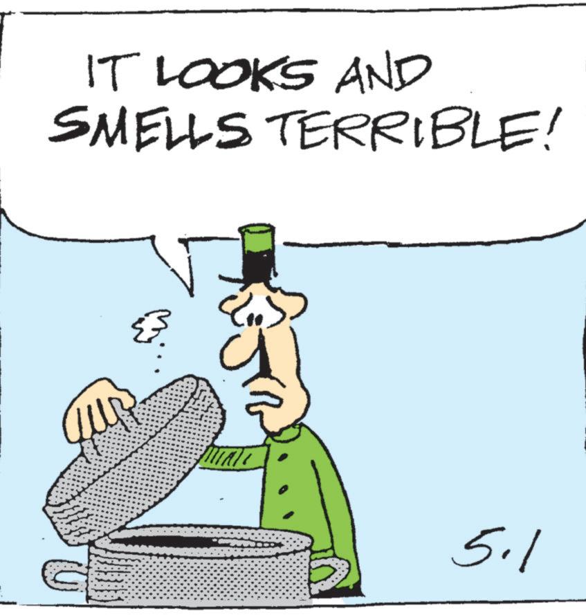 Sketch OCR: IT LOOKS AND SMELLS TERRIBLE! A 5.1 G IT LOOKS AND SMELLS TERRIBLE ! A 5.1 G