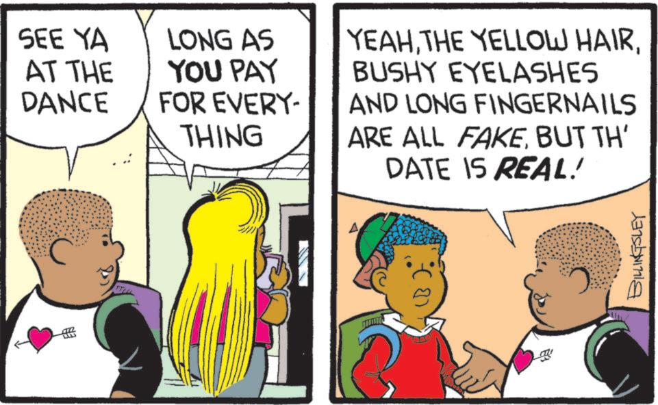 Animation OCR: SEE YA AT THE DANCE LONG AS YOU PAY FOR EVERY- THING C YEAHBUSHY EYELASHES AND LONG FINGERNAILS ARE ALL FAKEBUT TH' DATE IS REAL! BILLINGSLEY SEE YA AT THE DANCE LONG AS YOU PAY FOR EVERY- THING C YEAHTHE YELLOW HAIRBUSHY EYELASHES AND LONG FINGERNAILS ARE ALL FAKEBUT TH ' DATE IS REAL ! BILLINGSLEY