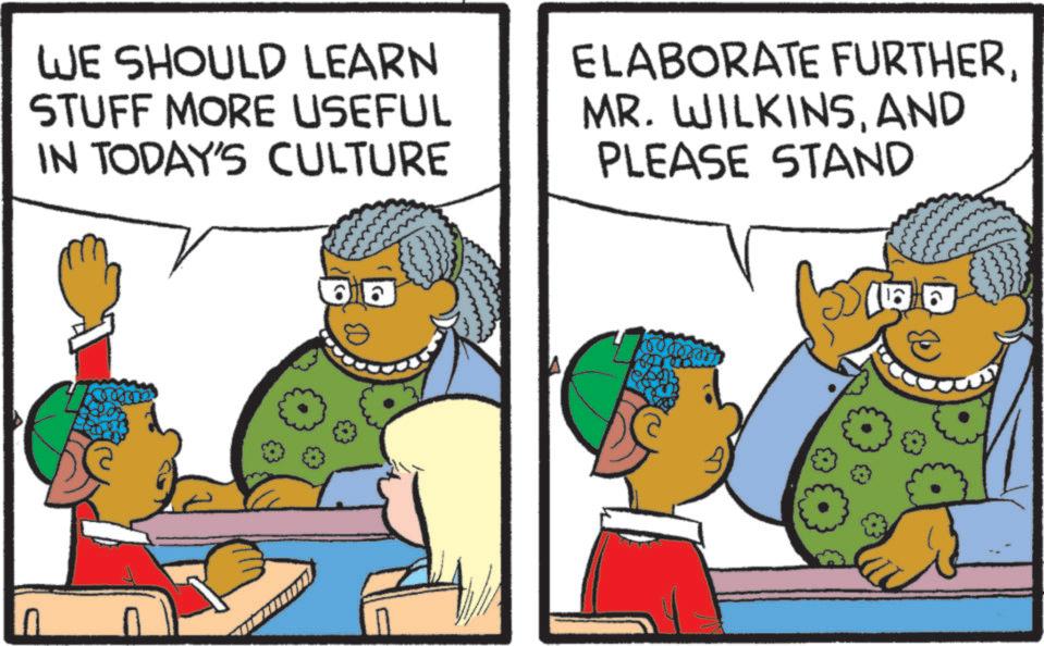 Pleased OCR: WE SHOULD LEARN STUFF MORE USEFUL IN TODAY'S CULTURE ELABORATE FURTHERAND PLEASE STAND 690 WE SHOULD LEARN STUFF MORE USEFUL IN TODAY'S CULTURE ELABORATE FURTHERMR . WILKINSAND PLEASE STAND 690