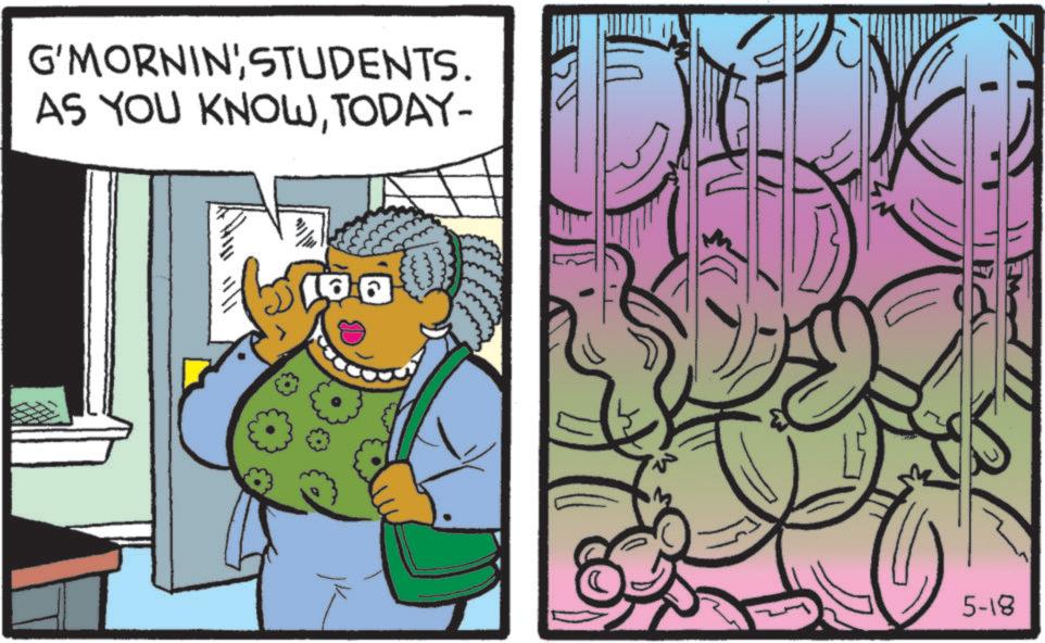Graphics OCR: G'MORNIN' STUDENTS. AS YOU KNOWTODAY- 5-18 G'MORNIN ' STUDENTS . AS YOU KNOWTODAY- 5-18