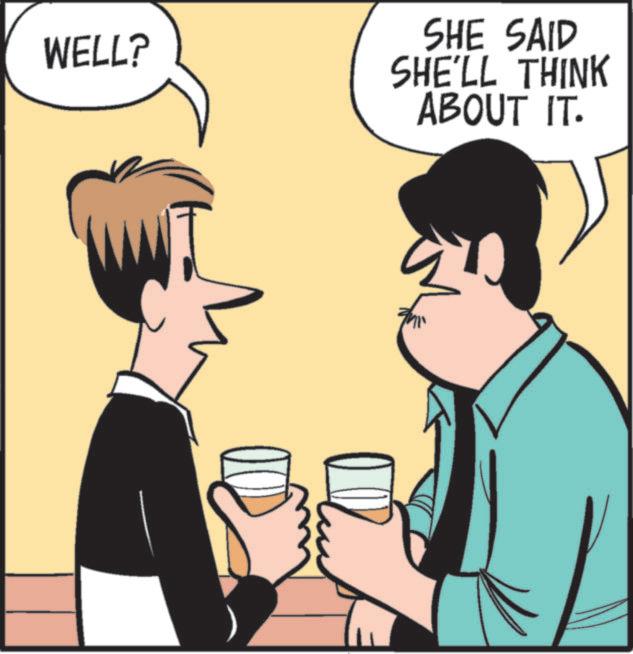 Graphics OCR: WELL? SHE SAID SHE'LL THINK ABOUT IT. WELL ? SHE SAID SHE'LL THINK ABOUT IT .