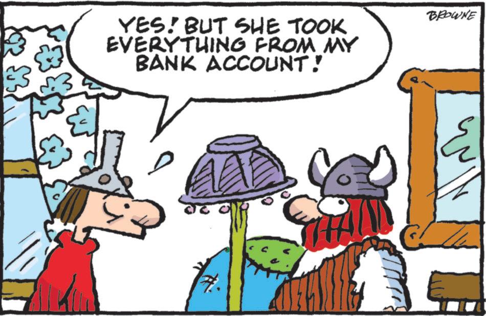 Comics OCR: 3 3 YES! BUT SHE TOOK EVERYTHING FROM MY BANK ACCOUNT! BROWNE ?? 3 3 YES ! BUT SHE TOOK EVERYTHING FROM MY BANK ACCOUNT ! BROWNE ? ?