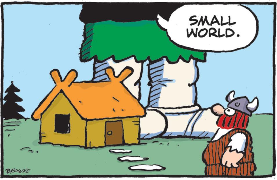 Clip art OCR: BROWNE SMALL WORLD. BROWNE SMALL WORLD .