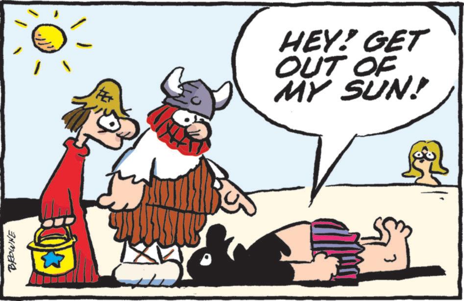 Fiction OCR: BROWNE HEY! GET OUT OF MY SUN! 3 BROWNE HEY ! GET OUT OF MY SUN ! 3