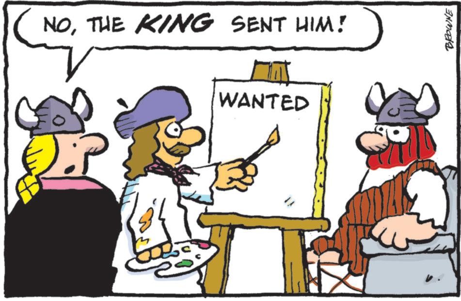 Clip art OCR: NOTHE KING SENT HIM! WANTED BROWNE NOTHE KING SENT HIM ! WANTED BROWNE