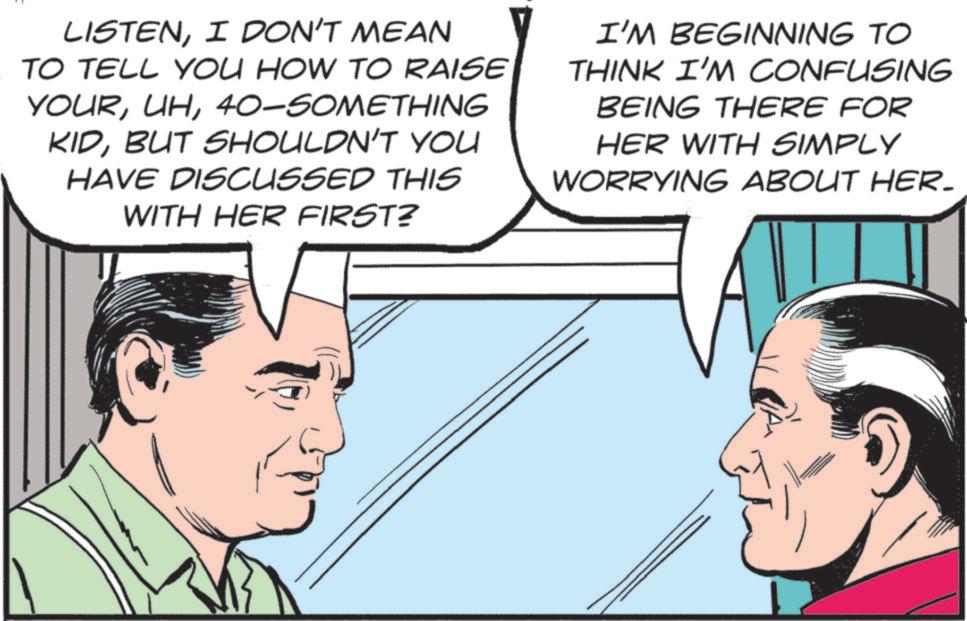 Pleased OCR: LISTENI DON'T MEAN TO TELL YOU HOW TO RAISE YOUR40-SOMETHING KIDBUT SHOULDN'T YOU HAVE DISCUSSED THIS WITH HER FIRST? I'M BEGINNING TO THINK I'M CONFUSING BEING THERE FOR HER WITH SIMPLY WORRYING ABOUT HER_ LISTENI DON'T MEAN TO TELL YOU HOW TO RAISE YOUR40 - SOMETHING KIDBUT SHOULDN'T YOU HAVE DISCUSSED THIS WITH HER FIRST ? I'M BEGINNING TO THINK I'M CONFUSING BEING THERE FOR HER WITH SIMPLY WORRYING ABOUT HER_