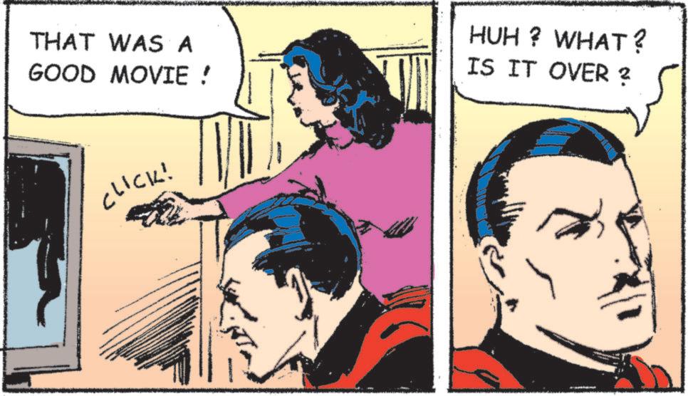 Publication OCR: THAT WAS A GOOD MOVIE ! HUH? WHAT? IS IT OVER ? CLICK! THAT WAS A GOOD MOVIE ! HUH ? WHAT ? IS IT OVER ? CLICK !
