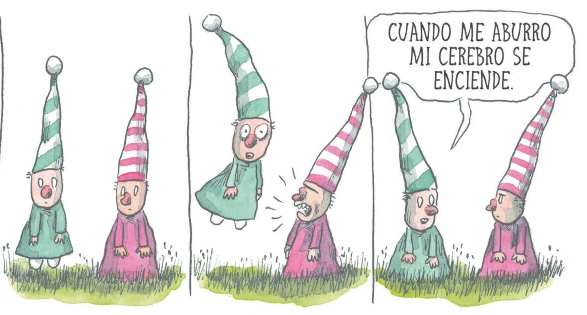 Cone OCR: CUANDO ME ABURRO MI CEREBRO SE ENCIENDE. CUANDO ME ABURRO MI CEREBRO SE ENCIENDE .
