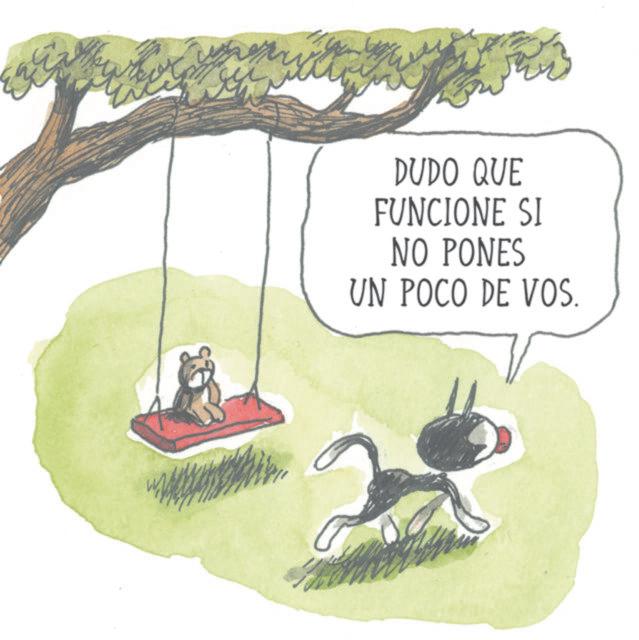 Clip art OCR: ?? DUDO QUE FUNCIONE SI NO PONES UN POCO DE VOS. ?? DUDO QUE FUNCIONE SI NO PONES UN POCO DE VOS .