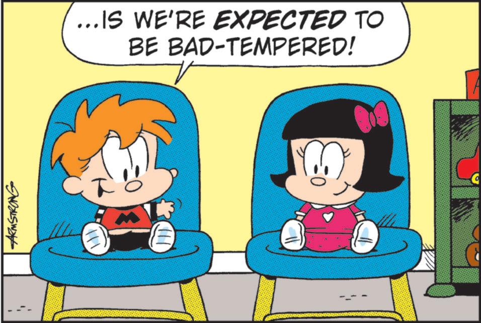 Graphics OCR: ARMSTRONG ...IS WE'RE EXPECTED TO BE BAD-TEMPERED! ( ARMSTRONG ... IS WE'RE EXPECTED TO BE BAD - TEMPERED ! (