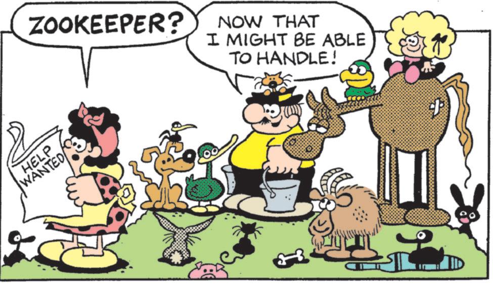 Fiction OCR: HELP WANTED ZOOKEEPER? NOW THAT I MIGHT BE ABLE TO HANDLE! HELP WANTED ZOOKEEPER ? NOW THAT I MIGHT BE ABLE TO HANDLE !