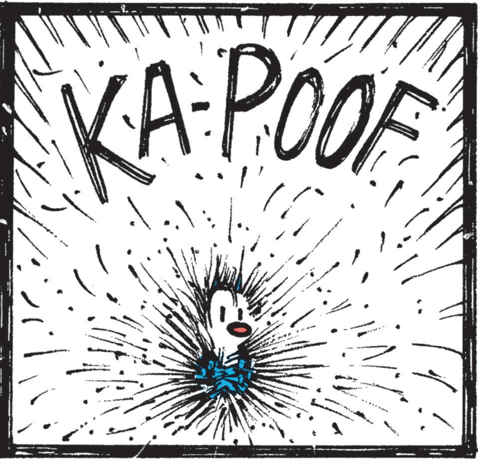 Line art OCR: KA POOF KA POOF
