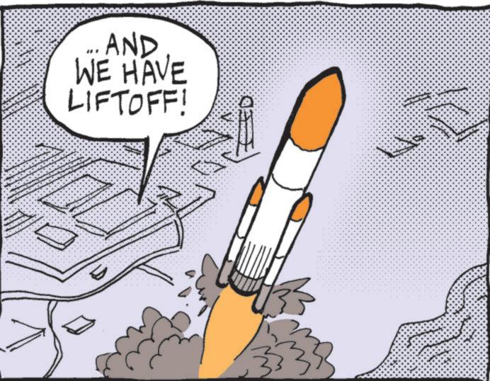 Space Shuttle program OCR: AND WE HAVE LIFTOFF! ? AND WE HAVE LIFTOFF ! ?