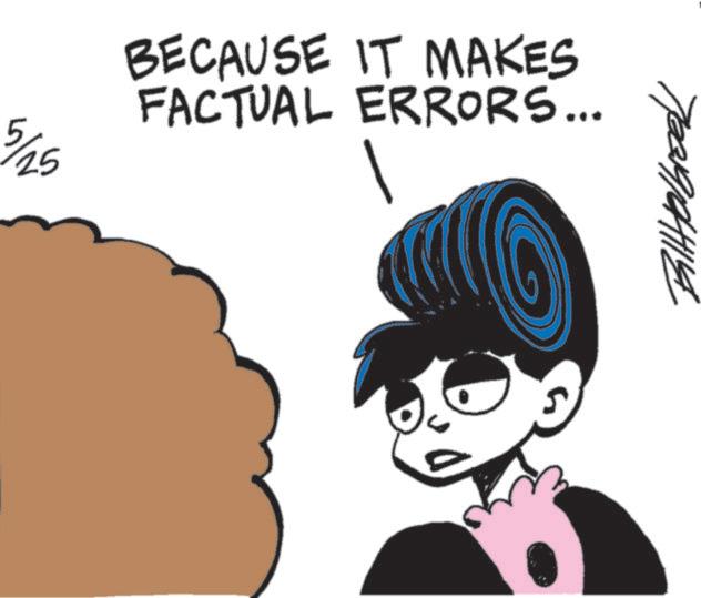 Fictional character OCR: BECAUSE IT MAKES FACTUAL ERRORS... 5/25 ????????? BECAUSE IT MAKES FACTUAL ERRORS ... 5/25 ?????????