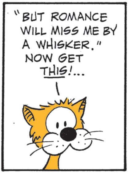 Whiskers OCR: "BUT ROMANCE WILL MISS ME BY A WHISKER." NOW GET THIS!... 1 W " BUT ROMANCE WILL MISS ME BY A WHISKER . " NOW GET THIS ! ... 1 W