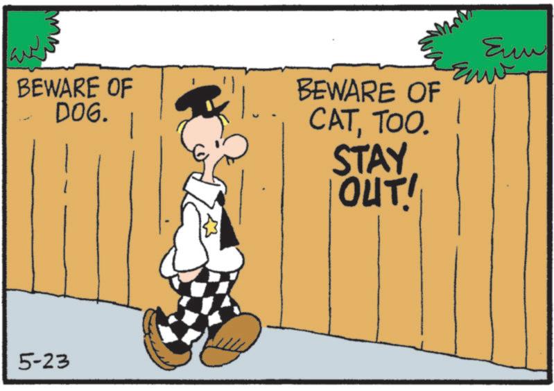 Animation OCR: BEWARE OF DOG. 5-23 BEWARE OF CATTOO. STAY OUT! ??? w BEWARE OF DOG . 5-23 BEWARE OF CATTOO . STAY OUT ! ??? w