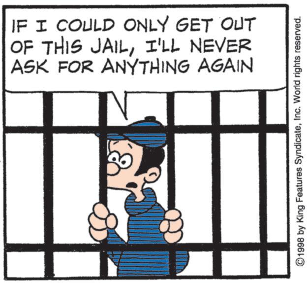 Animation OCR: IF I COULD ONLY GET OUT OF THIS JAILI'LL NEVER ASK FOR ANYTHING AGAIN ©1998 by King Features SyndicateInc. World rights reserved. IF I COULD ONLY GET OUT OF THIS JAILI'LL NEVER ASK FOR ANYTHING AGAIN © 1998 by King Features SyndicateInc. World rights reserved .
