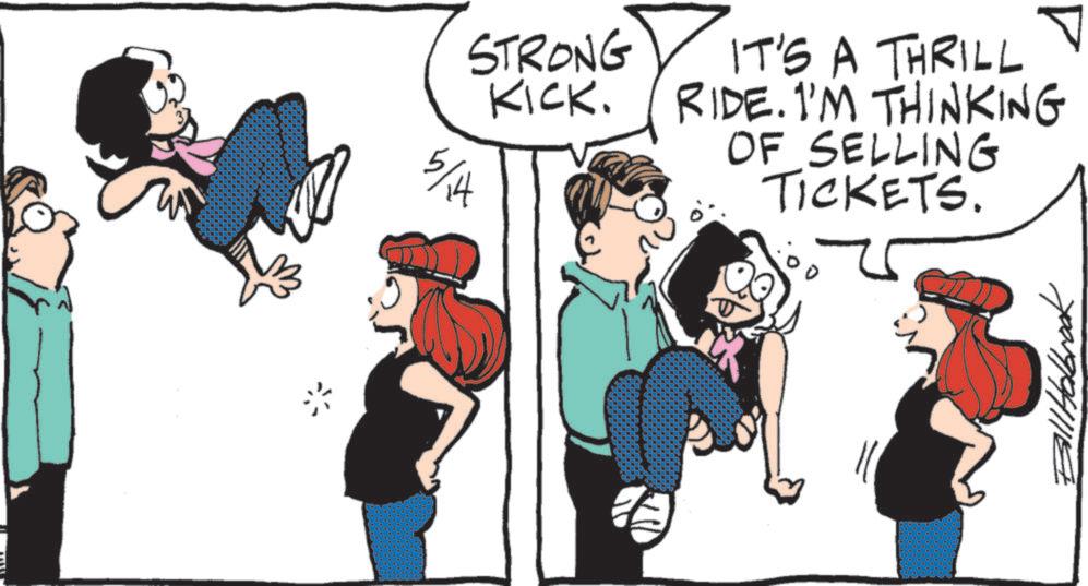 Animation OCR: STRONG KICK. 5/14 IT'S A THRILL RIDE. I'M THINKING OF SELLING TICKETS. 700/9/94/116 STRONG KICK . 5/14 IT'S A THRILL RIDE . I'M THINKING OF SELLING TICKETS . 700/9/94/116