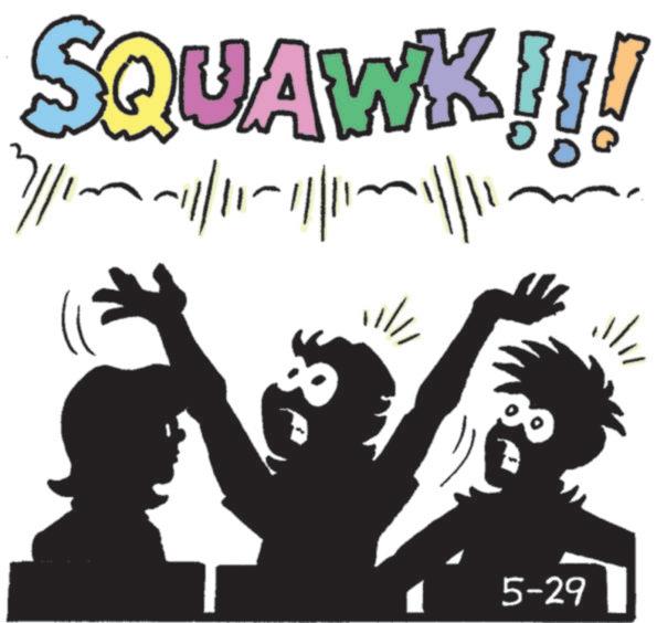 Animation OCR: SQUAWK!!! 7/1/12 - 11/11-11/11 - 11/11 5-29 SQUAWK !!! 7/1/12 - 11 / 11-11 / 11 - 11/11 5-29