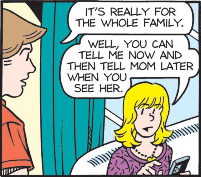 Animation OCR: IT'S REALLY FOR THE WHOLE FAMILY. WELLYOU CAN TELL ME NOW AND THEN TELL MOM LATER WHEN YOU SEE HER. wwwwww IT'S REALLY FOR THE WHOLE FAMILY . WELLYOU CAN TELL ME NOW AND THEN TELL MOM LATER WHEN YOU SEE HER . wwwwww