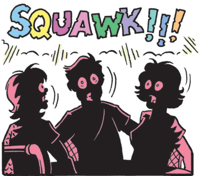 Line art OCR: SQUAWK!!! 7//1~~1/115 SQUAWK !!! 7 // 1 ~~ 1 / 115