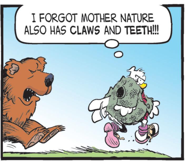 Fictional character OCR: I FORGOT MOTHER NATURE ALSO HAS CLAWS AND TEETH!!!! S I FORGOT MOTHER NATURE ALSO HAS CLAWS AND TEETH !!!! S