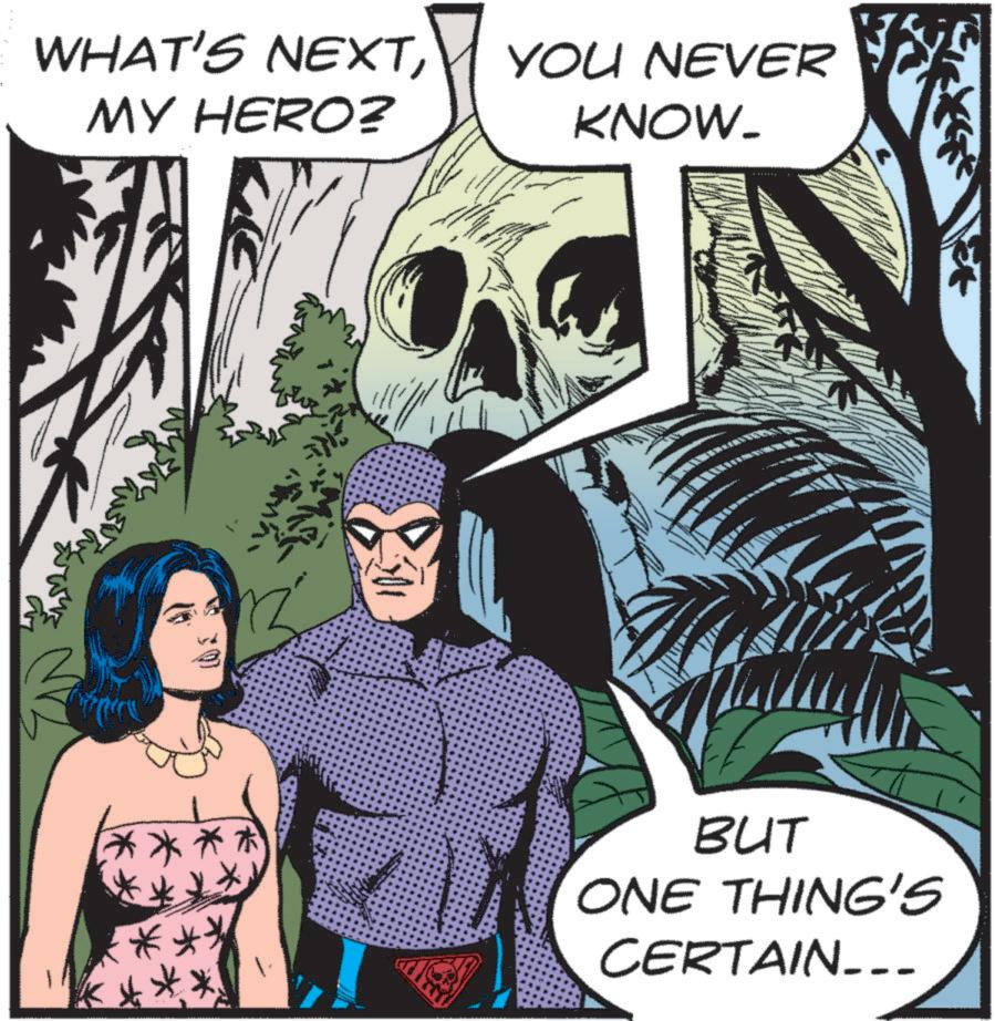 Hero OCR: ? WHAT'S NEXTMY HERO? 30 YOU NEVER KNOW_ ** BUT ONE THING'S CERTAIN___ ? WHAT'S NEXTMY HERO ? 30 YOU NEVER KNOW_ ** BUT ONE THING'S CERTAIN___