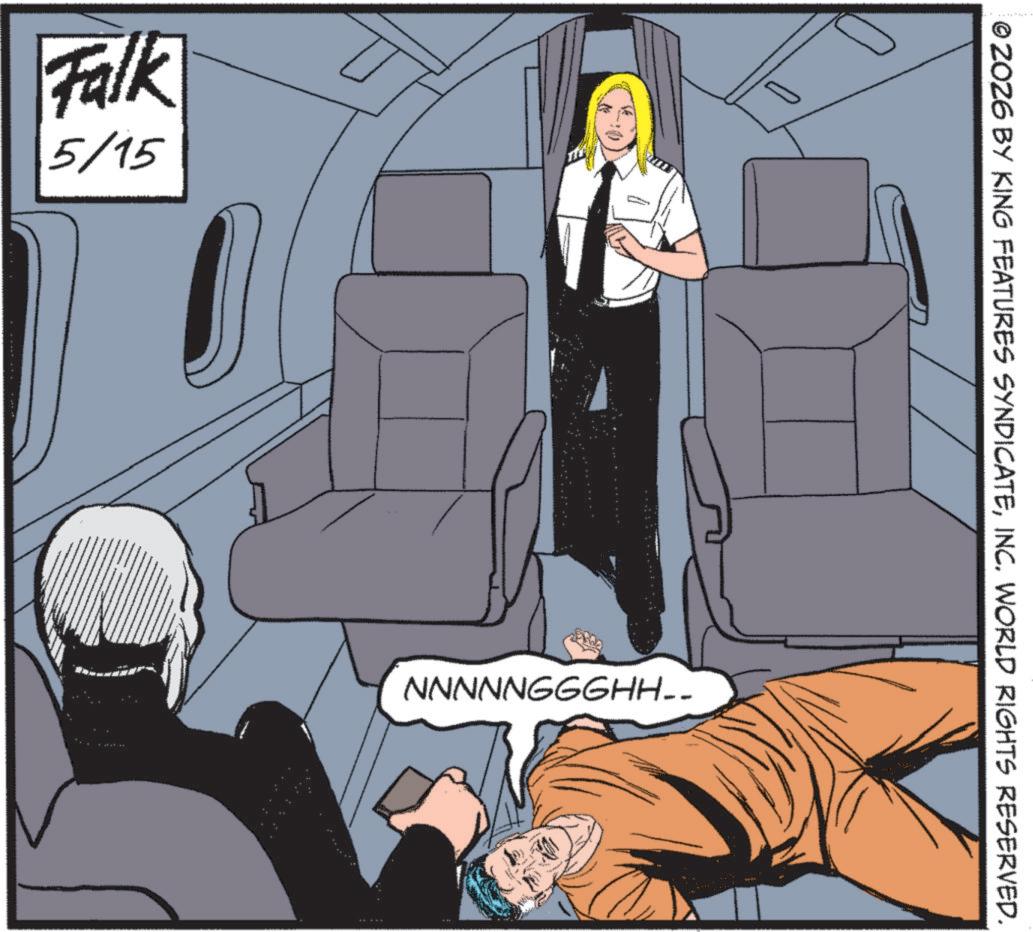 Passenger OCR: Falk 5/15 © ZOZ6 BY KING FEATURES SYNDICATEINC. WORLD RIGHTS RESERVED. NNNNNGGGHH-- Falk 5/15 © ZOZ6 BY KING FEATURES SYNDICATEINC . WORLD RIGHTS RESERVED . NNNNNGGGHH--