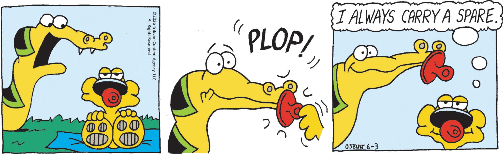 Fiction OCR: All Rights Reserved 02026 Tribune Content AgencyLLC ? . PLOP!I ALWAYS CARRY A SPARE. HD HD ? 05B456-3 All Rights Reserved 02026 Tribune Content AgencyLLC ? . PLOP !I ALWAYS CARRY A SPARE . HD HD ? 05B456-3
