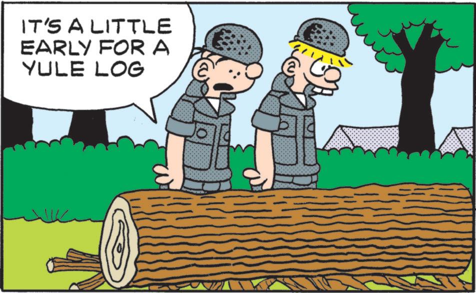 Fiction OCR: IT'S A LITTLE EARLY FOR A YULE LOG IT'S A LITTLE EARLY FOR A YULE LOG