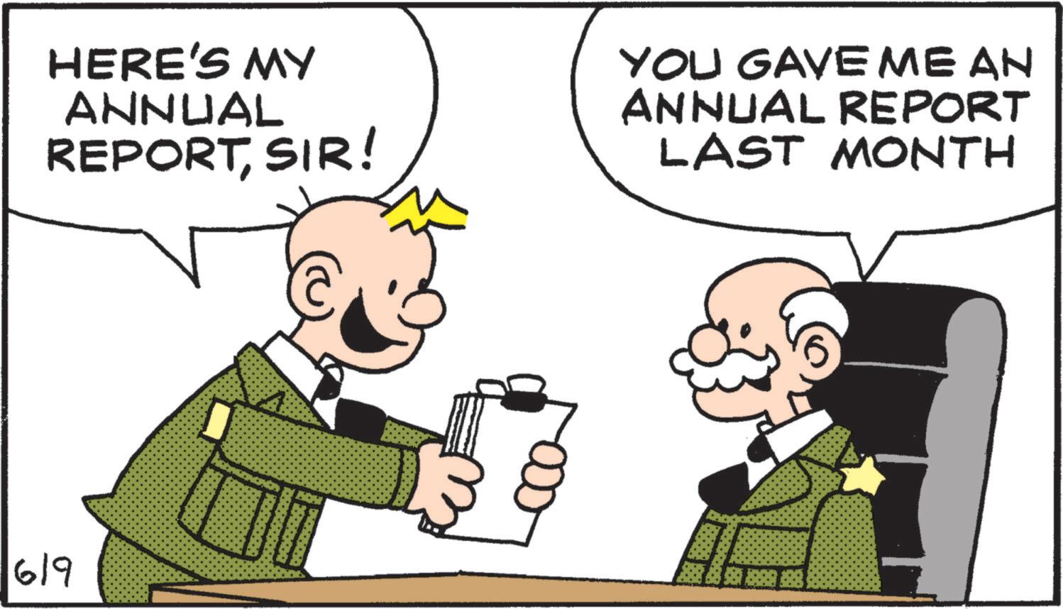 Graphics OCR: HERE'S MY ANNUAL REPORTSIR! YOU GAVE ME AN ANNUAL REPORT LAST MONTH 6/9 HERE'S MY ANNUAL REPORTSIR ! YOU GAVE ME AN ANNUAL REPORT LAST MONTH 6/9