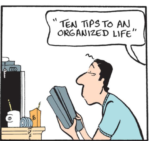 Fiction OCR: 800 TEN TIPS TO AN ORGANIZED LIFE" 800 TEN TIPS TO AN ORGANIZED LIFE "