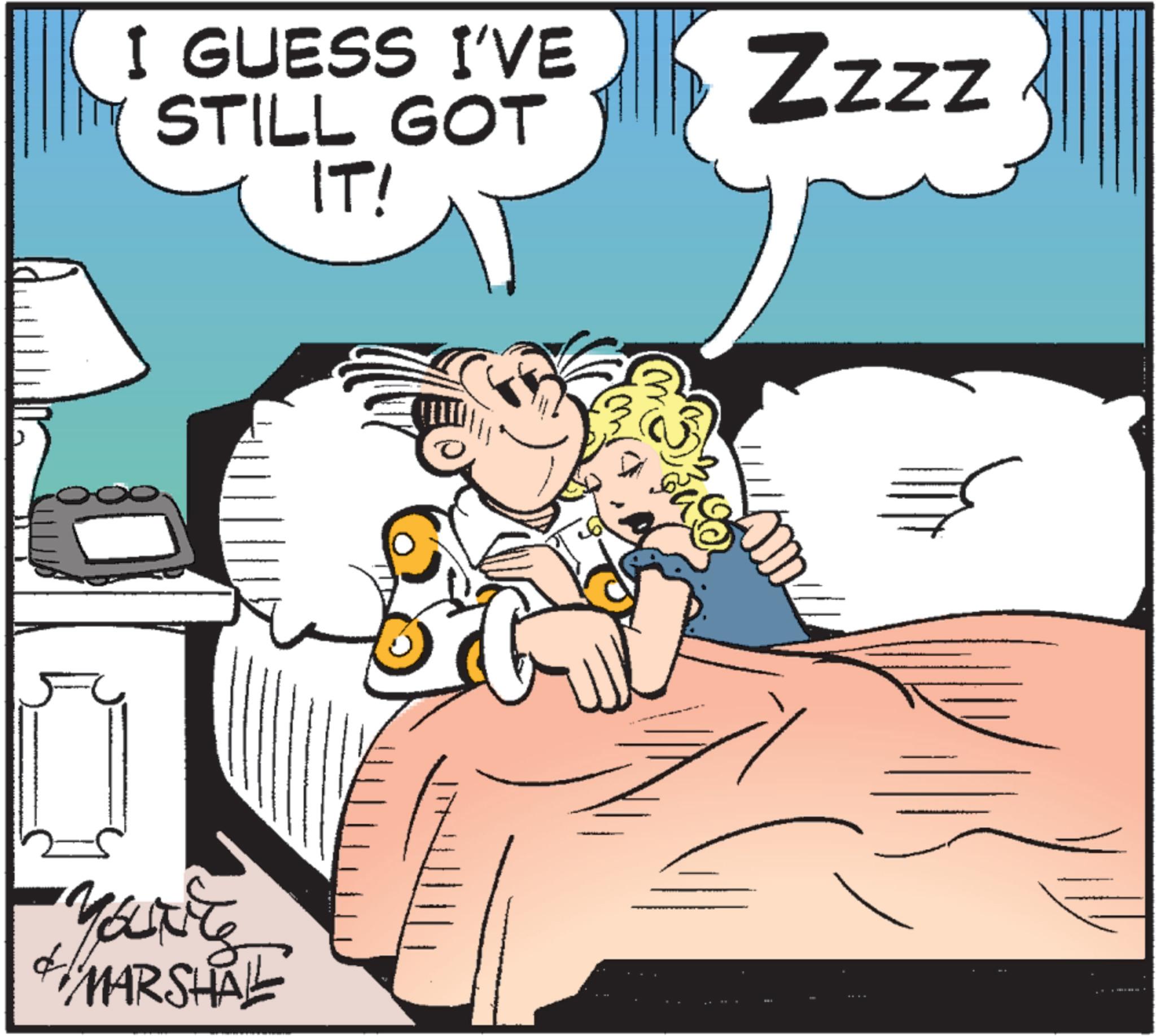 Fictional character OCR: I GUESS I'VE STILL GOT IT! "YouT MARSHAL Zzzz I GUESS I'VE STILL GOT IT ! " YouT MARSHAL Zzzz