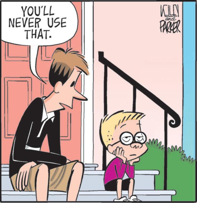 Animated cartoon OCR: YOU'LL NEVER USE THAT. and KILL PARKER YOU'LL NEVER USE THAT . and KILL PARKER