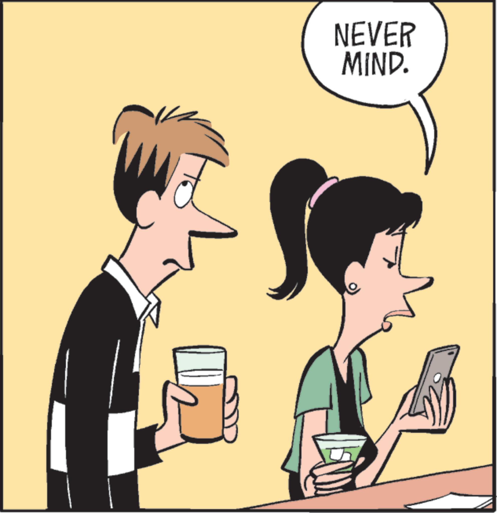 Comics OCR: NEVER MIND. NEVER MIND .