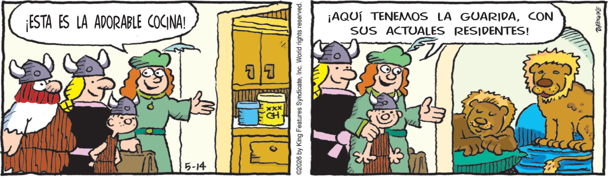 Publication OCR: ¡ESTA ES LA ADORABLE COCINA! ?? 5-14 ©2026 by King Features SyndicateInc. World rights reserved. xxx CH ¡AQUÍ TENEMOS LA GUARIDACON SUS ACTUALES RESIDENTES! BROWNE ¡ ESTA ES LA ADORABLE COCINA ! ?? 5-14 © 2026 by King Features SyndicateInc. World rights reserved . xxx CH ¡ AQUÍ TENEMOS LA GUARIDACON SUS ACTUALES RESIDENTES ! BROWNE