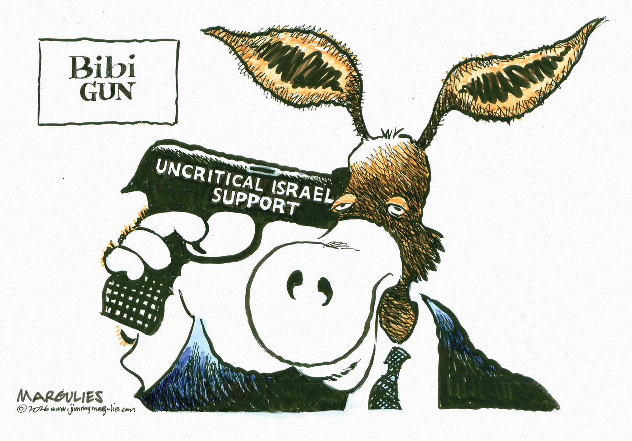 Pack animal OCR: Bibi GUN MARGULIES ?2026 v.jimmymargulies.can www. UNCRITICAL ISRAELSUPPORT Bibi GUN MARGULIES ?2026 v.jimmymargulies.can www . UNCRITICAL ISRAEL