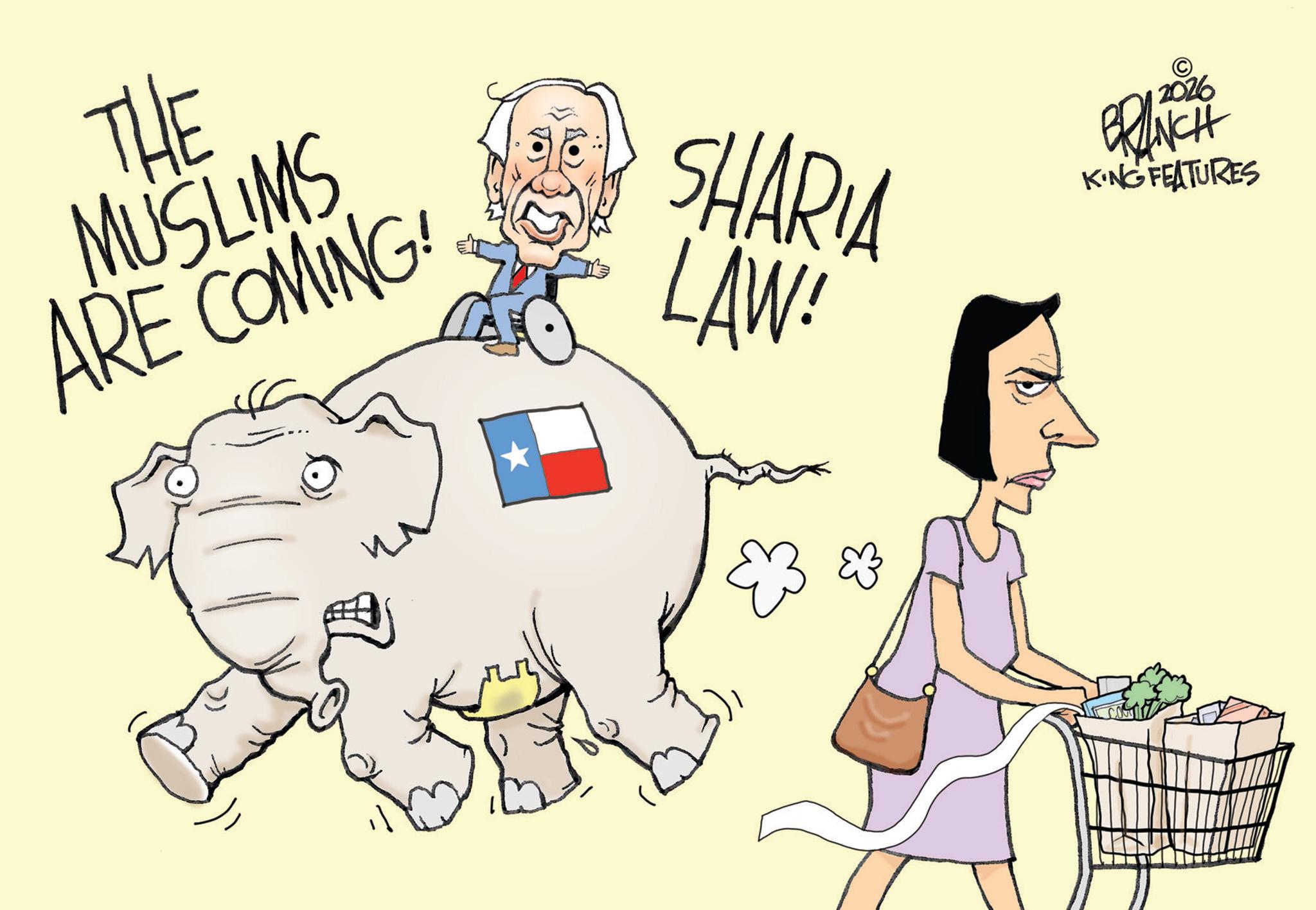 Fiction OCR: THE MUSLIMS ARE COMING! SHARIA LAW! 2026 BRANCH KING FEATURES ????? THE MUSLIMS ARE COMING ! SHARIA LAW ! 2026 BRANCH KING FEATURES ?????