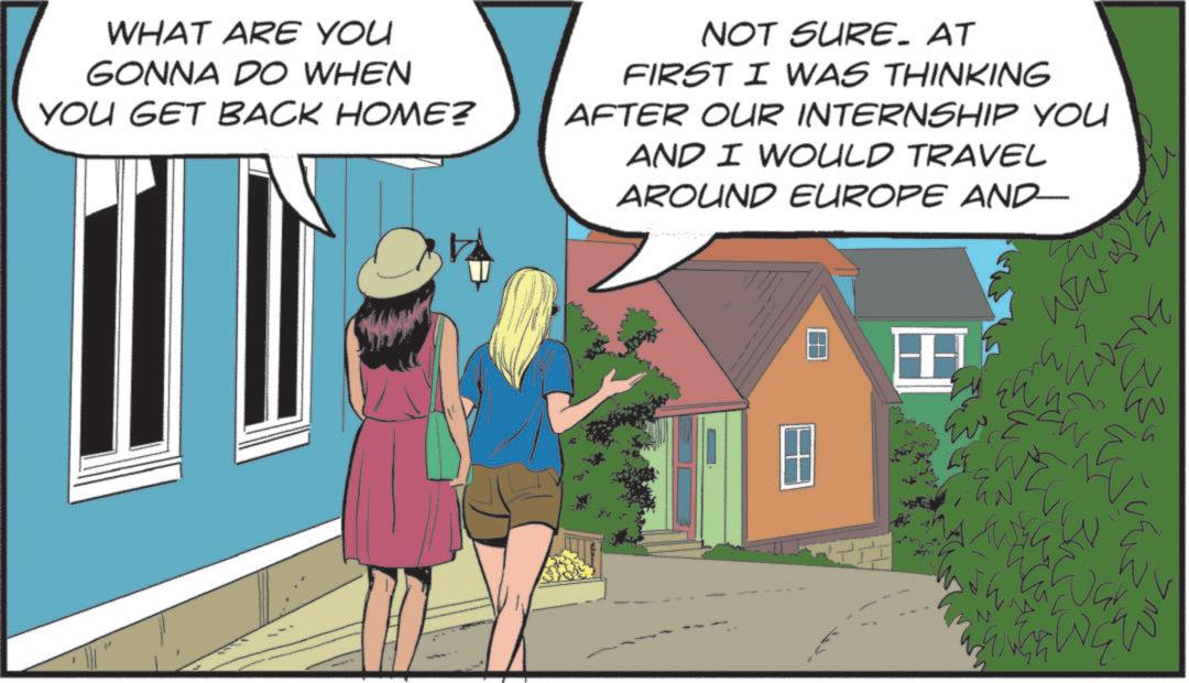 Publication OCR: WHAT ARE YOU GONNA DO WHEN YOU GET BACK HOME? NOT SURE. AT FIRST I WAS THINKING AFTER OUR INTERNSHIP YOU AND I WOULD TRAVEL AROUND EUROPE AND + ? ww 333 WEW WHAT ARE YOU GONNA DO WHEN YOU GET BACK HOME ? NOT SURE . AT FIRST I WAS THINKING AFTER OUR INTERNSHIP YOU AND I WOULD TRAVEL AROUND EUROPE AND + ? ww 333 WEW