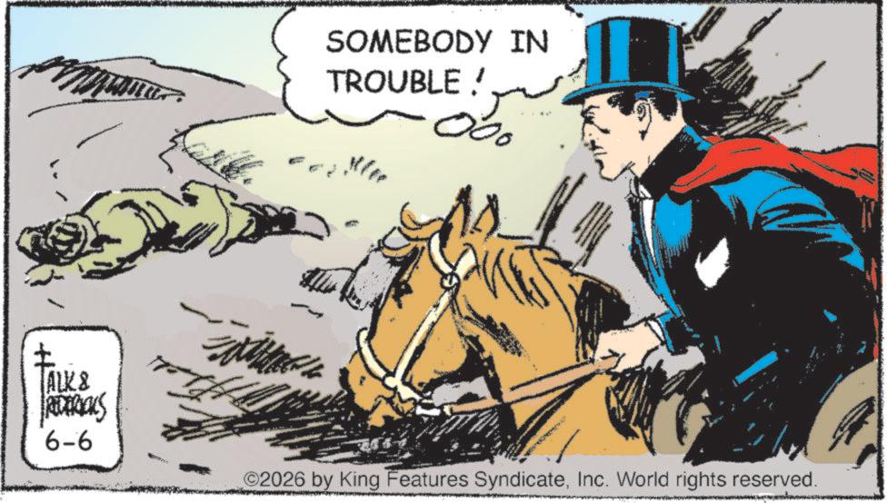 Horse tack OCR: ? ALK & REDERICKS 6-6 SOMEBODY IN ????: TROUBLE 000 2026 by King Features SyndicateInc. World rights reserved. ? ALK & REDERICKS 6-6 SOMEBODY IN ???? : TROUBLE 000 2026 by King Features SyndicateInc. World rights reserved .