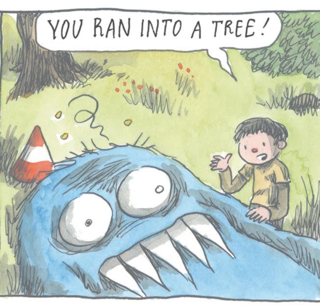 Handwriting OCR: YOU RAN INTO A TREE! ? YOU RAN INTO A TREE ! ?