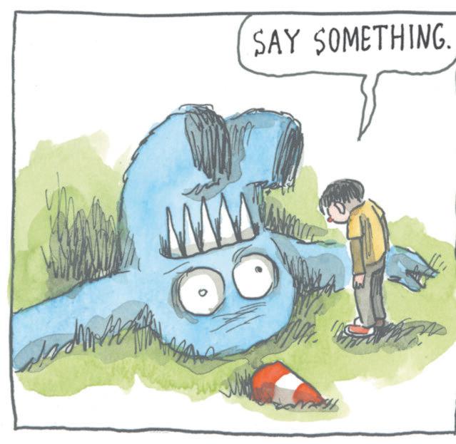 Child OCR: SAY SOMETHING. M SAY SOMETHING . M