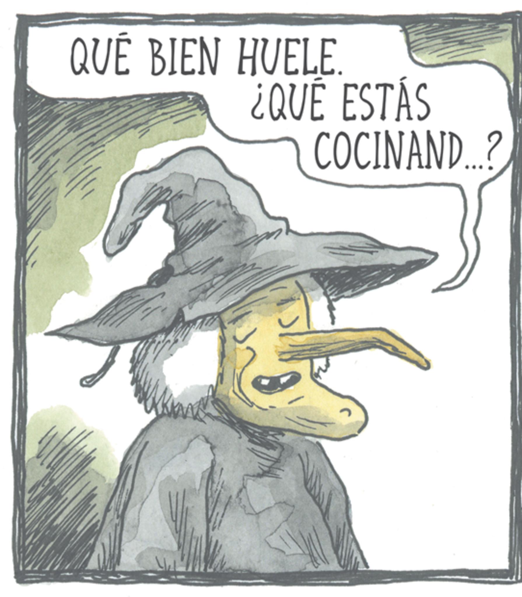 Moustache OCR: QUÉ BIEN HUELE. ¿QUÉ ESTÁS COCINAND...? QUÉ BIEN HUELE . ¿ QUÉ ESTÁS COCINAND ... ?