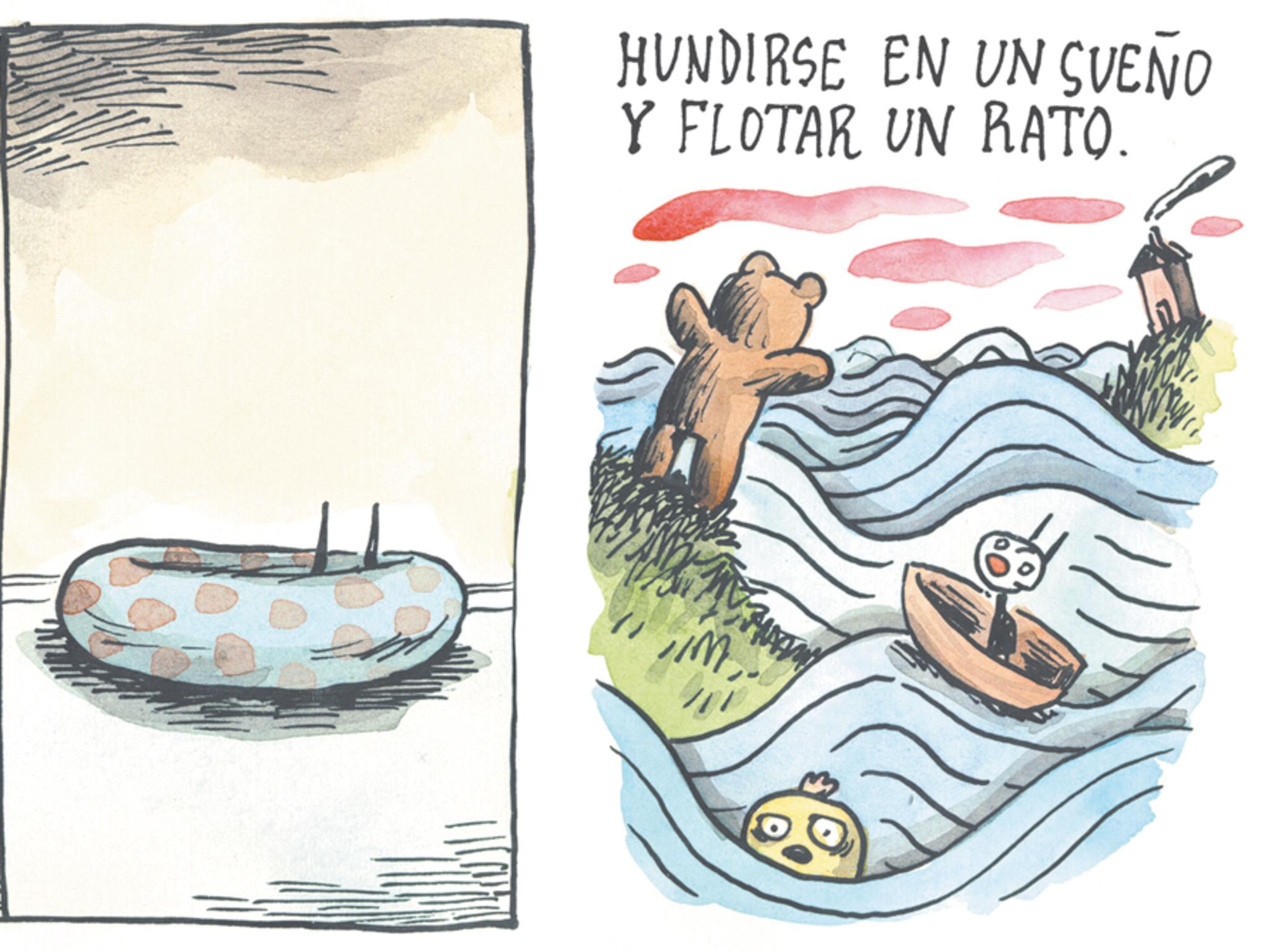 Bay OCR: HUNDIRSE EN UN SUEÑO Y FLOTAR UN RATO. HUNDIRSE EN UN SUEÑO Y FLOTAR UN RATO .