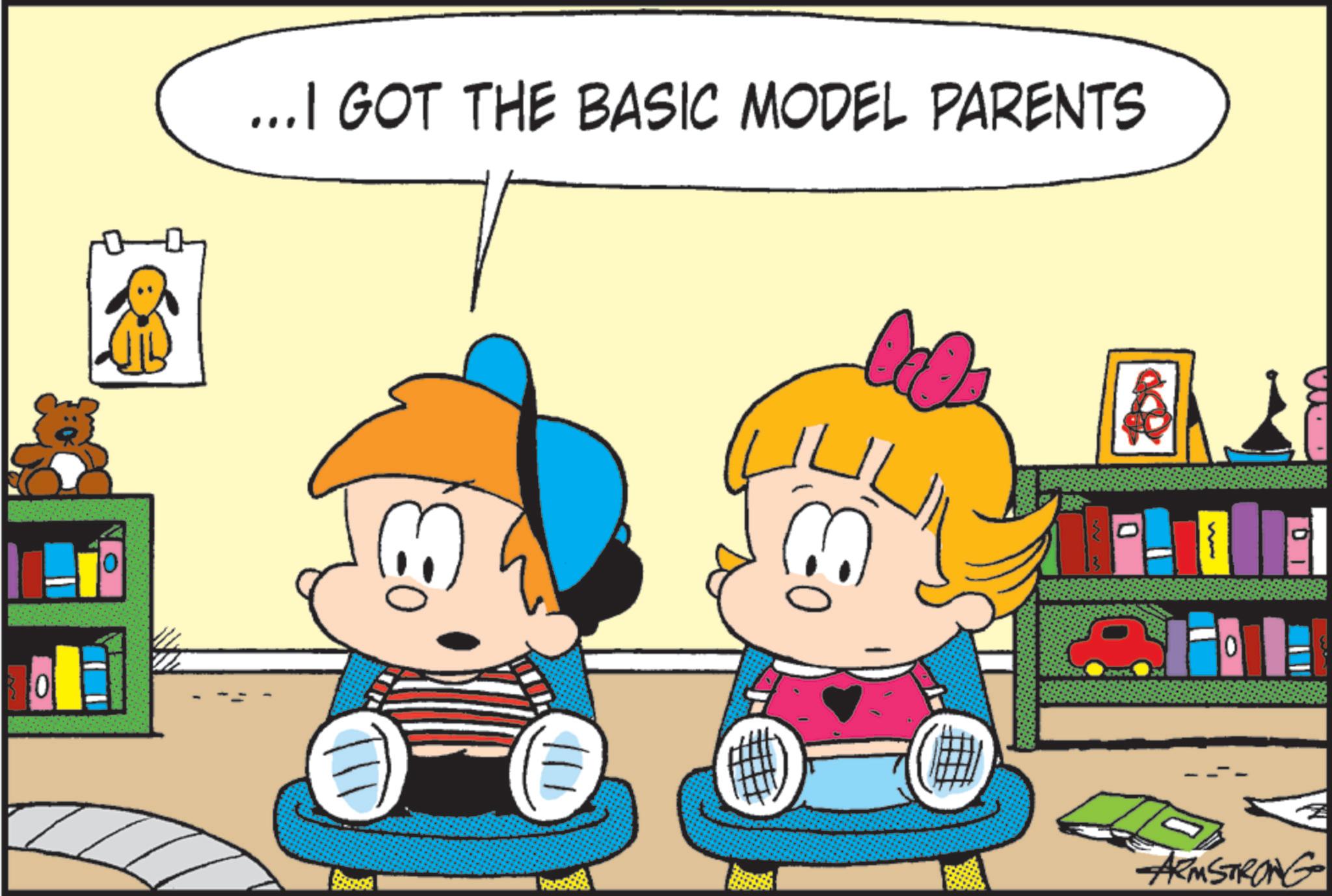 Graphics OCR: ...I GOT THE BASIC MODEL PARENTS 0 111 E 10 ARMSTRONG ... I GOT THE BASIC MODEL PARENTS 0 111 E 10 ARMSTRONG