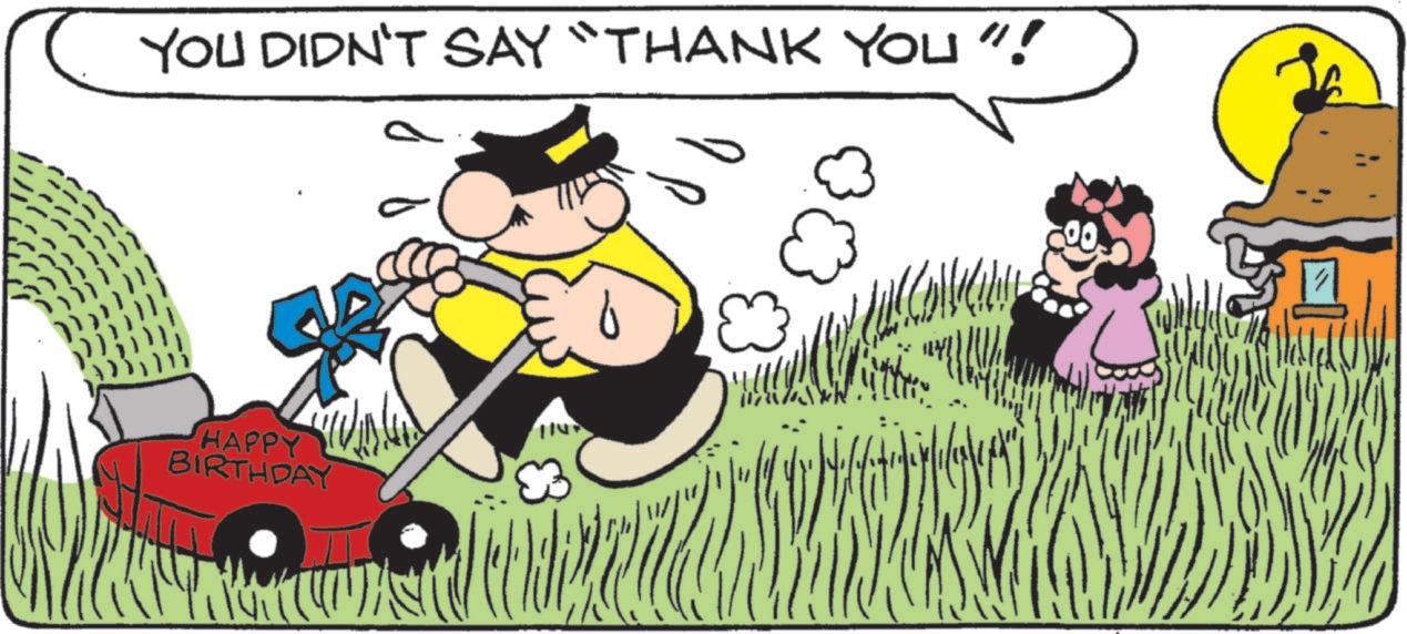 Animation OCR: YOU DIDN'T SAY "THANK YOU"! HAPPY BIRTHDAY T YOU DIDN'T SAY " THANK YOU " ! HAPPY BIRTHDAY T