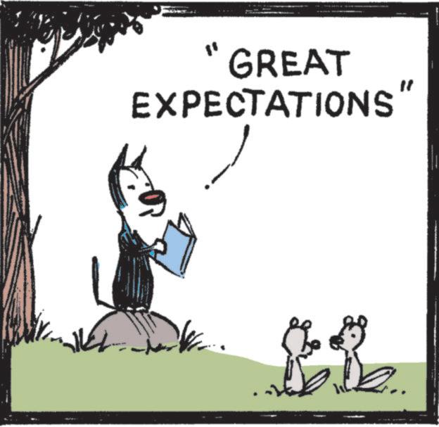 Line art OCR: ?? GREAT EXPECTATIONS" 2. ? ? GREAT EXPECTATIONS " 2 .