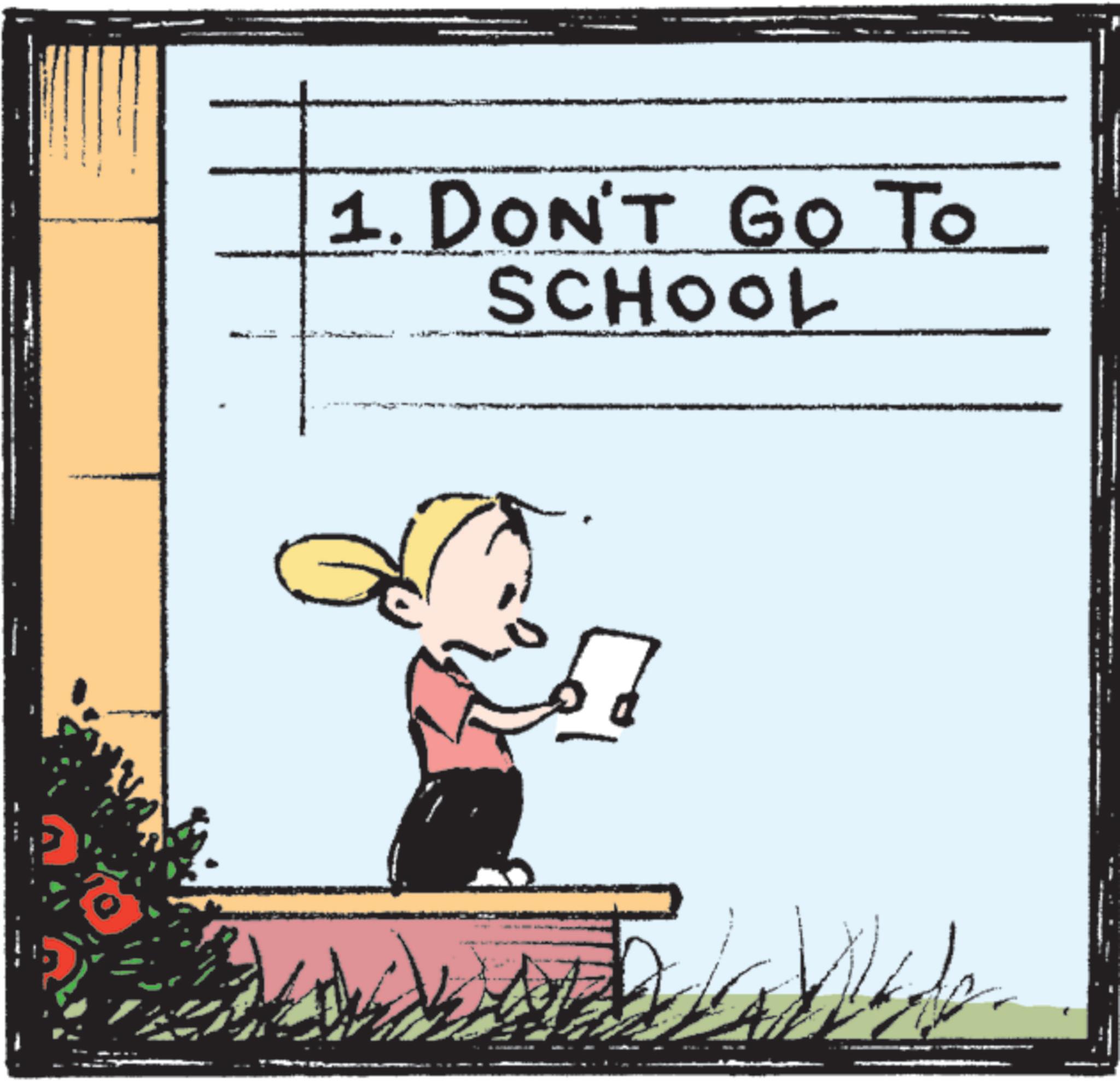 Fiction OCR: 1. DON'T GO TO SCHOOL 1. DON'T GO TO SCHOOL