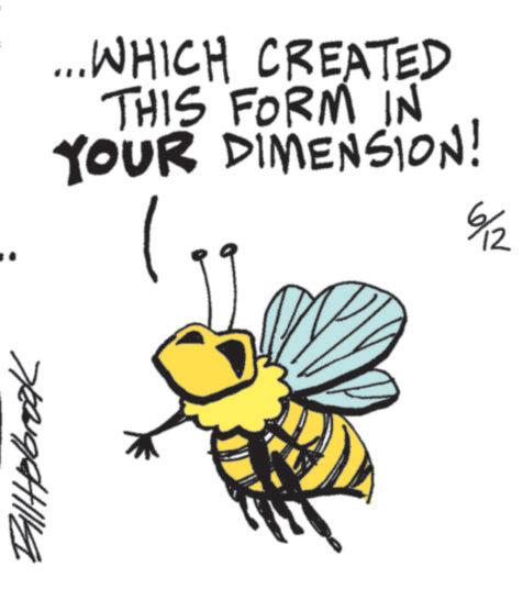 Handwriting OCR: Bill Holbrook ... WHICH CREATED THIS FORM IN YOUR DIMENSION! ?? 6/2 12 Bill Holbrook ... WHICH CREATED THIS FORM IN YOUR DIMENSION ! ?? 6/2 12