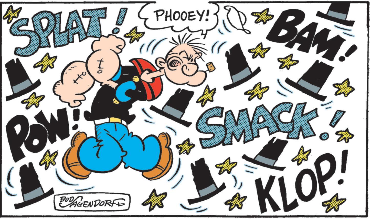 Animation OCR: SPLAT ?? Pow ttoBUDAGENDORFF ? PHOOEY: BAM! ? SMACK KLOP! SPLAT ?? Pow ttoBUDAGENDORFF ? PHOOEY : BAM ! ? SMACK KLOP !